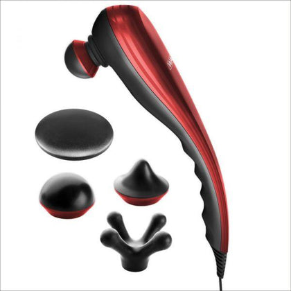 Deep-Tissue Percussion Therapeutic Massager - Red Metallic