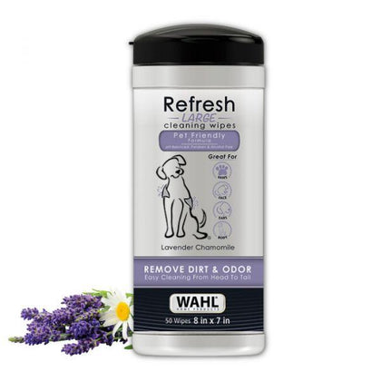 Refresh Large Dog Wipes - Lavender Chamomile