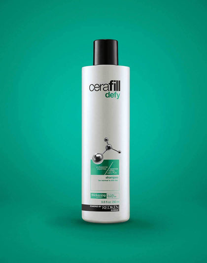 CERAFILL DEFY HAIR THICKENING SHAMPOO STRENGTHENS HAIR FOLLICLES