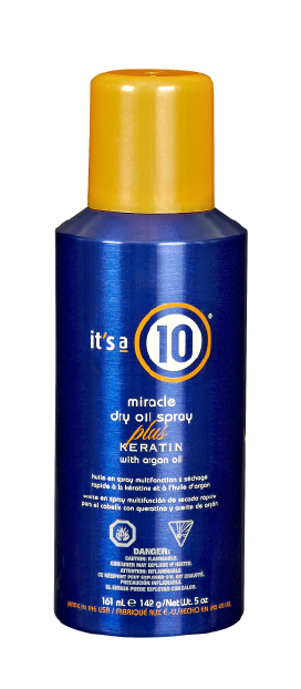 IT'S A 10 MIRACLE DRY OIL SPRAY PLUS KERATIN WITH ARGAN OIL