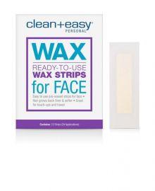 Ready-to-Use Wax Strips For Face 12ct.