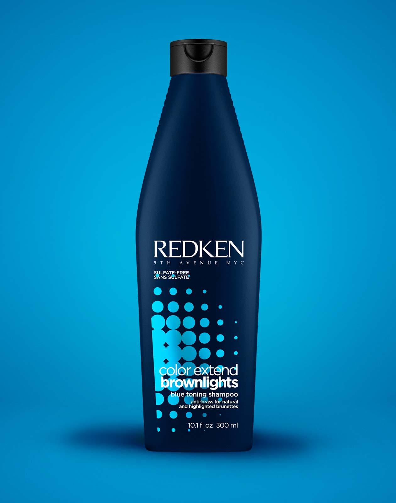 COLOR EXTEND BROWNLIGHTS SULFATE-FREE BLUE SHAMPOO ANTI-BRASS SHAMPOO FOR HIGHLIGHTED AND NATURAL BRUNETTES