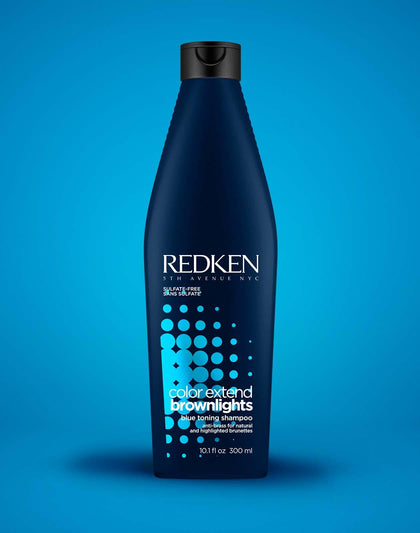 COLOR EXTEND BROWNLIGHTS SULFATE-FREE BLUE SHAMPOO ANTI-BRASS SHAMPOO FOR HIGHLIGHTED AND NATURAL BRUNETTES