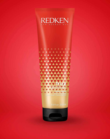 FRIZZ DISMISS REBEL TAME HEAT PROTECTIVE LEAVE-IN CREAM TAME FRIZZY HAIR WITH NOURISHING FORMULAS FOR ALL HAIR TYPES