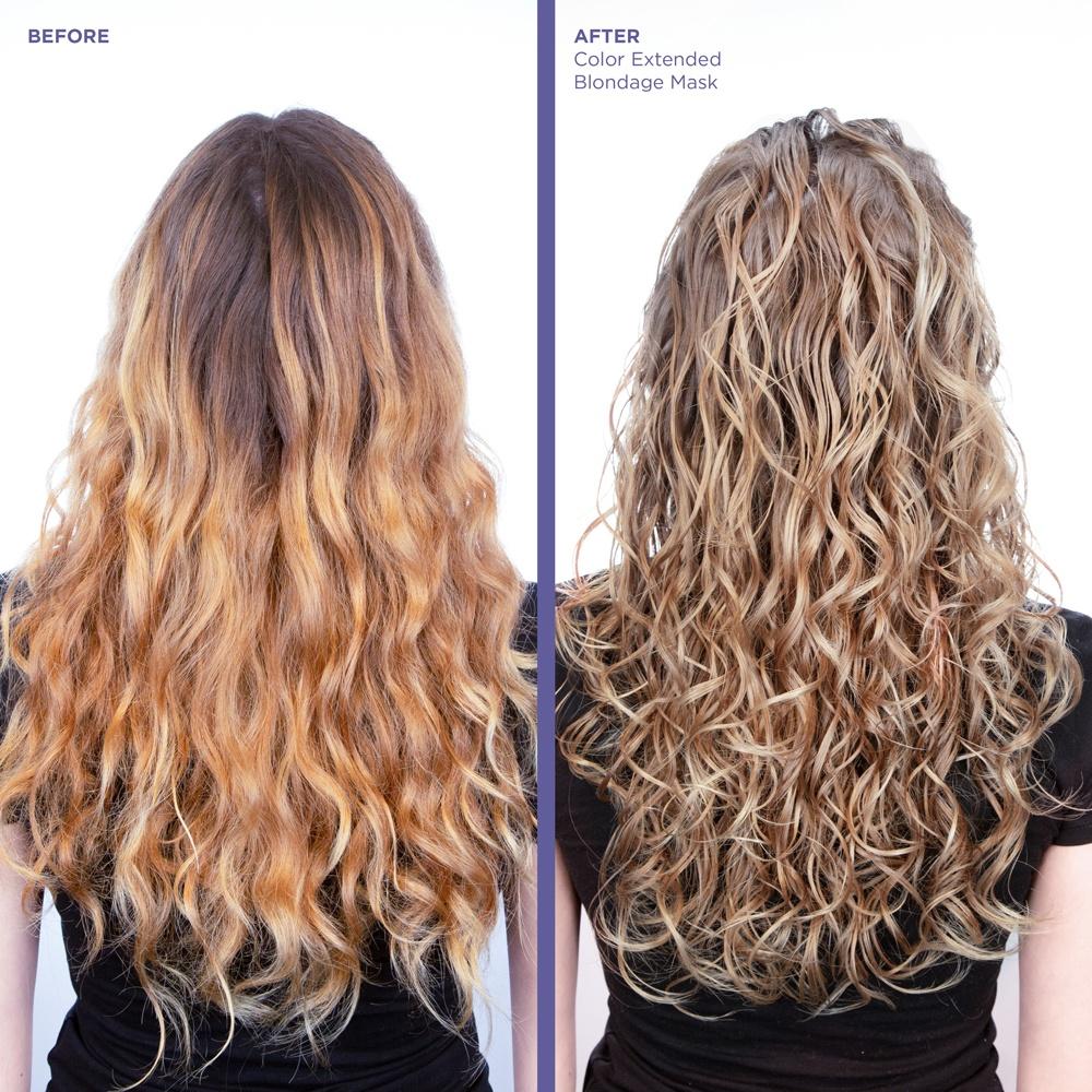 COLOR EXTEND BLONDAGE EXPRESS ANTI-BRASS MASK COLOR DEPOSITING PURPLE HAIR MASK FOR BLONDE HAIR