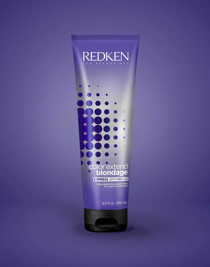 COLOR EXTEND BLONDAGE EXPRESS ANTI-BRASS MASK COLOR DEPOSITING PURPLE HAIR MASK FOR BLONDE HAIR