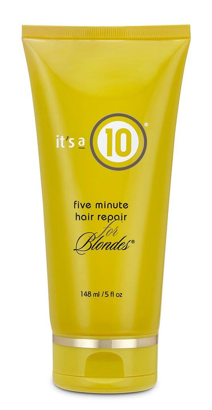IT'S A 10 MIRACLE FIVE MINUTE HAIR REPAIR FOR BLONDES