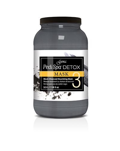 PEDISPA DETOX BLACK CHARCOAL NOURISHING MASK