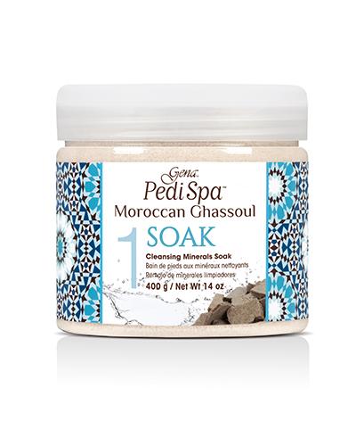 PEDISPA MOROCCAN GHASSOUL CLEANSING MINERALS SOAK