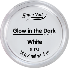 Glow in the Dark Acrylic Powder - White