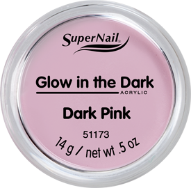 Glow in the Dark Acrylic Powder - Dark Pink